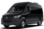 Two luxury motor coaches.